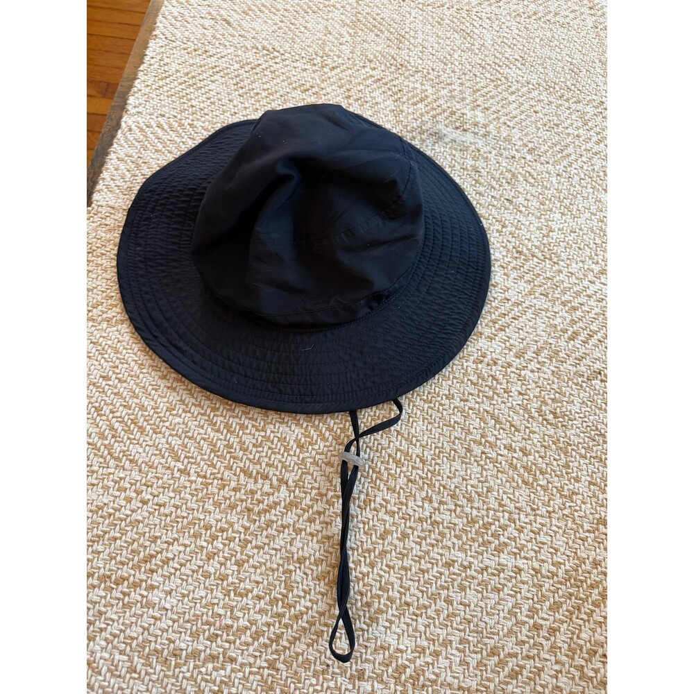 Black Bucket Hat with Chin Strap – Unisex